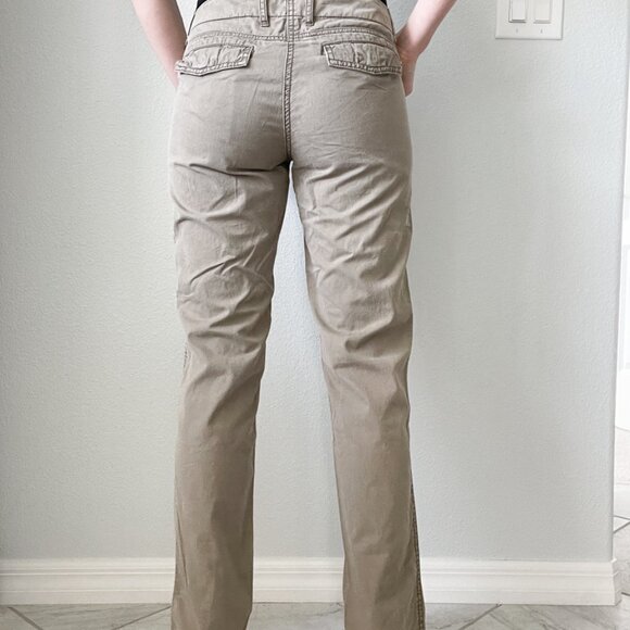 GAP Green Mid-Rise Straight Leg Chinos - Picture 4 of 8